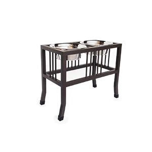 ชามโลหะสำหรับสัตว์เลี้ยงปรับความสูงได้ทนทานและปรับได้สำหรับสุนัขผลิตในอินเดีย - Product Image 1