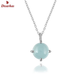 Pierre précieuse de haute qualité 925 argent sterling labradorite pierre naturelle pendentif collier style tendance pour cadeau bijoux de fête de naissance - Product Image 3