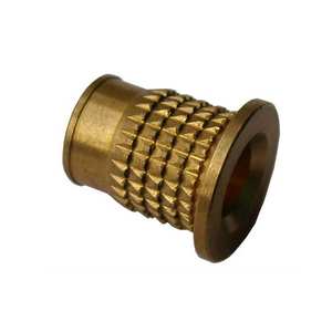 Insert d'entraînement hexagonal sans tête en laiton d'approvisionnement en vrac pour l'électronique, les meubles et les composants en plastique - Product Image 1