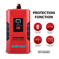 JS BATT LESS SC-500F 슈퍼 800A 스마트 휴대용 배터리리스 13.5V IP65 방수 슈퍼커패시터 점프 스타터 내구성 강함