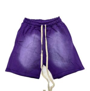 กางเกงขาสั้นสำหรับผู้ชายกางเกงขาสั้นเอวยางยืดมีกระเป๋าสำหรับใส่วิ่ง - Product Image 4