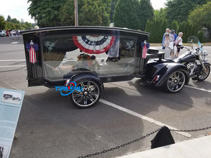 Véhicule funéraire personnalisé 2026, dernier modèle, charrette funéraire à cheval, véhicule funéraire remorquable, charrette à cercueil remorquée - Product Image 2