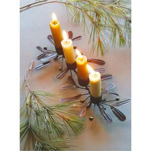 Candelabro de Metal Botánico Moderno con Hojas Doradas de Estilo Nórdico para Navidad, Bodas y Eventos de Lujo - Product Image 4