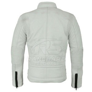 Veste de moto pour homme en cuir de haute qualité, nouvelle arrivée personnalisée, faible MOQ, veste de moto pour homme - Product Image 2