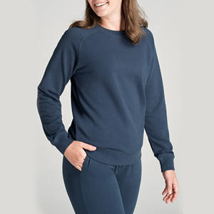 Nouveau pull brodé Streetwear gaufré personnalisé Sweat-shirt à col rond rembourré pour femme - Product Image 1