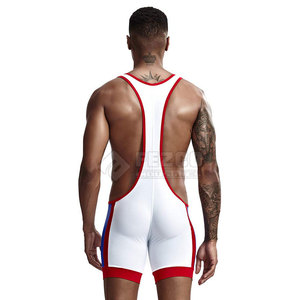 Peto de Lucha Libre Profesional de Alta Calidad Hecho a Medida con Tela de Poliéster 100% Transpirable de Secado Rápido, Opción de Talla Grande - Product Image 3