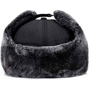 Bonnets en cuir véritable de haute qualité en gros taille personnalisée motif imprimé meilleurs accessoires d'hiver personnalisés - Product Image 5