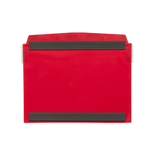 Portadocumenti con flap protettivo, magnetico, DIN A5 orizzontale, Rosso, 2 strisce magnetiche, 10 pz. / Confezione.- SD2M/5111- - Product Image 2