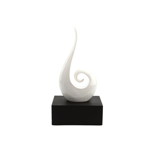 Nouvel arrivage d'urne de crémation d'art de flamme éternelle d'infini en fonte d'aluminium urnes de sculpture modernes de crémation pour des cendres humaines - Product Image 5