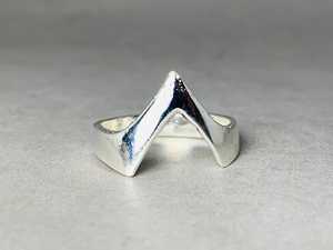 Alta calidad nueva moda 925 plata esterlina en forma de V Chevron anillos estilo bohemio hecho a mano joyería de moda para uso con los dedos - Product Image 2