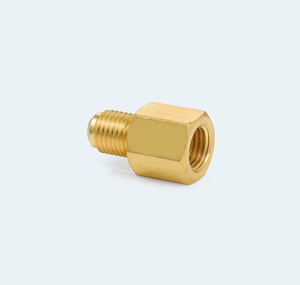 Adaptador de Latón de 1/4 x 1/4, Unión de 45 Grados SAE, Rosca Macho x Macho de 7/16-20, Conexión de Alta Presión de 1050 PSI, Hecho en India - Product Image 4