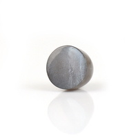 Pierre précieuse naturelle lâche certifiée par un tiers, en forme de balle, de qualité supérieure AAA, taillée en cabochon lisse, en pierre de lune grise de 10 mm, faite à la main