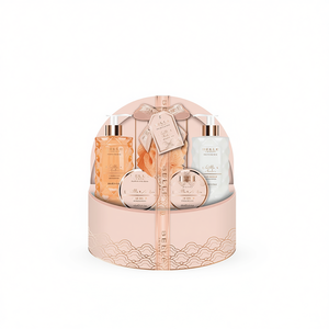 <b>Belle</b> Luxury Travel Skin Care Set Amber Jewelry Bath <b>Box</b> with Moisturizer for Body Use - Product Image 2