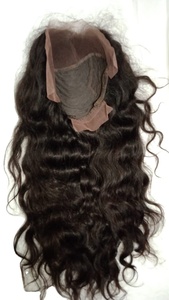HAMDAAN IMPEX Super Wave Style Loose Deep Afro Cheap Indian Remy Human <b>Hair</b> Extensions for Lace Frontal Wig From India - Product Image 5