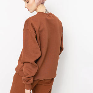 Sweat-shirt personnalisé de haute qualité pull-over long survêtement femmes deux pièces sweat-shirt et pantalon de survêtement ensemble à vendre - Product Image 3