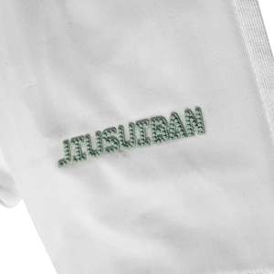 Mangas Protectoras de Poliéster Blanco Antibacterianas con Protección UV, Elásticas en 4 Direcciones, de Uso General, con Bordado Floral y Orificio para el Pulgar - Product Image 3
