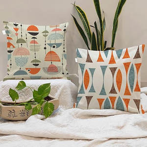 Funda de Cojín Decorativa de Algodón Puro de Primera Calidad con Elegantes Diseños para Sofá, Dormitorio y Oficina - Product Image 2