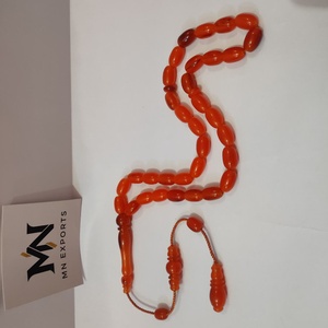 33pcs Classic Resin Rabbit <b>Angel</b> Eco-Friendly Rosary <b>Bracelet</b> Unisex Islamic Tasbih for Home Decoration and Gifts - Product Image 1