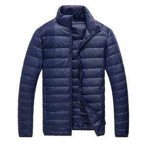 NUEVA chaqueta acolchada de lana a prueba de viento para hombre, estilo callejero, con capucha, Material de carcasa de agua, logotipo frontal a prueba de viento - Product Image 1