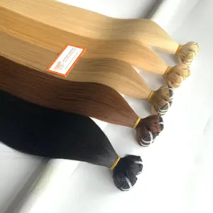 Royal Hair Boutique Real Natural Vietnamita Virgen Remy Extensiones de cabello, Trama de cabello Recto Paquete de color personalizado