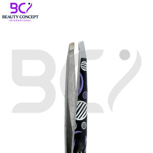 Pinzas de Cejas Clásicas Duraderas de Acero Inoxidable de Alta Precisión con Punta Inclinada, Herramientas de Maquillaje de Belleza, Último Modelo, Más Vendidas - Product Image 2