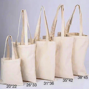 Long Handle Cotton Tote <b>Bags</b> Reusable Eco Friendly Shopping <b>Bags</b> for Groceries Travel <b>School</b> Work and Daily Use - Product Image 2