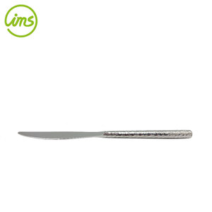 Premium Hammered Handle Serrated Blade Stainless Steel <b>Dinner</b> <b>Knife</b> - Product Image 3