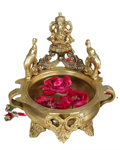 Cuenco Urli decorativo de forma redonda con tema fresco de Venta caliente para diseño indio hecho a mano moderno y único de suministro al por mayor de Url - Product Image 1