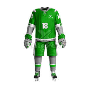 Último diseño de alta calidad recién llegado uniforme de hockey sobre hielo poliéster hecho uniforme de hockey sobre hielo - Product Image 1