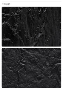 Panneau de revêtement mural en pierre souple à texture rocheuse naturelle, feuille de pierre décorative flexible pour l'architecture intérieure commerciale - Product Image 4