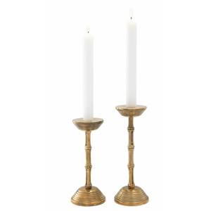 Portavelas de latón para decoración de Navidad, decoración de velas de boda, portavelas real hecho a mano, pilares para iluminación - Product Image 2