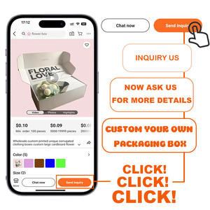 Водонепроницаемая прозрачная оконная коробка для писем, дешевые цветы, почтовый ящик, доставка цветов с логотипом - Product Image 6