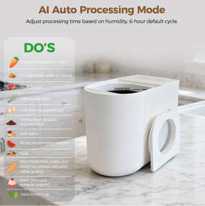 Compostador Eléctrico de Alimentos de 4.5L con Modo Inteligente IA, Detección de Humedad, Almacenamiento sin Olores y Sistema de Indicaciones por Voz - Product Image 3