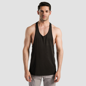 Débardeur de sport pour homme en coton épais 100g, coupe décontractée, qualité supérieure, vente en gros - Product Image 1