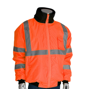 Vêtements de travail d'hiver haute visibilité personnalisables en usine veste de sécurité personnalisée conception imperméable réfléchissante avec logo personnalisé - Product Image 3