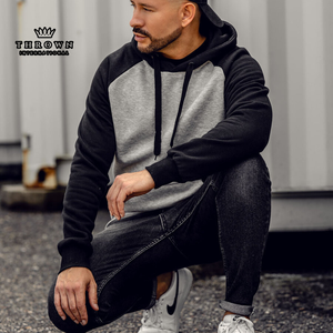 Sudadera con Capucha de Alta Calidad para Hombre, 100% Algodón, Ropa Casual de Invierno, Logotipo Personalizado Impreso, Tie-Dye, Forro Polar Sólido, Dobladillo Corto, Borde Crudo, Liso - Product Image 2