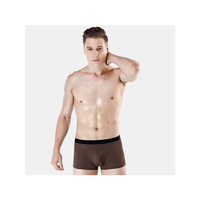 Boxers mi-taille en toile pour hommes 100 % polyester, style urbain, couleur unie, écologiques, séchage rapide, respirants, couleurs personnalisables, OEM