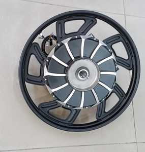 Motor de cubo sin escobillas de 72V de alta calidad, 1500W de potencia, los mejores repuestos de bicicleta eléctrica CC, Motor de tambor cromado de nueva condición - Product Image 3