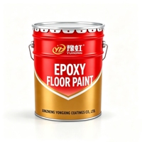 Peinture époxy pour sols de qualité YUHONG, résistante à l'usure, durable, pour garage, atelier, revêtement de béton, peinture industrielle pour sols.