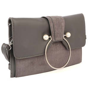 Bolso de mano para mujer - Gris - Product Image 1