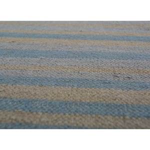 Indusbar Handmade <b>Wool</b> Rugs Grey & Black Flat Weaves Striped & Abstract Rectangle Design ADWL-13091-for Home Use - Product Image 3