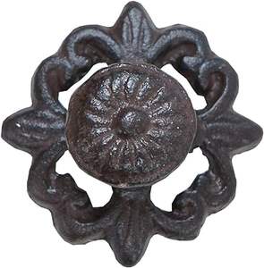 Bouton de tirage de tiroir d'armoire à motif d'étoile en fer forgé Quincaillerie et accessoires de meubles Produits de quincaillerie - Product Image 5