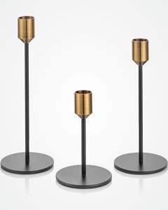 Portavelas de Hierro con Acabado Natural, Estilo Industrial para Interiores Urbanos, Diseño de Impacto Visual con Carácter Audaz - Product Image 3