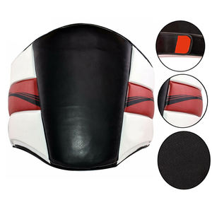 Protection abdominale en cuir PU personnalisée, rouge et noir contrastés, très vendue, durable, au meilleur prix, par AMAZING INDUSTRIES - Product Image 6