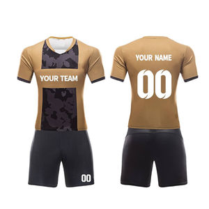 Camiseta de fútbol personalizada para hombre, de secado rápido uniforme de fútbol, estampado de número de nombre con logotipo de patrocinador, fútbol americano totalmente a medida - Product Image 2