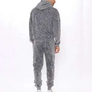 Conjunto Deportivo de 2 Piezas con Logotipo Personalizado, Lavado Ácido, Transpirable, para Invierno, Fitness, Jogging - Product Image 4