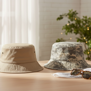 Chapeau Bob Personnalisable UCAN – Style Décontracté Vintage Rétro en Velours de Coton Délavé pour Voyage, Pêche et Loisirs (Type Cowboy) - Product Image 4