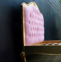 Chateau Tufté Versailles Lit, Mobilier Chambre Campagne Française Or
