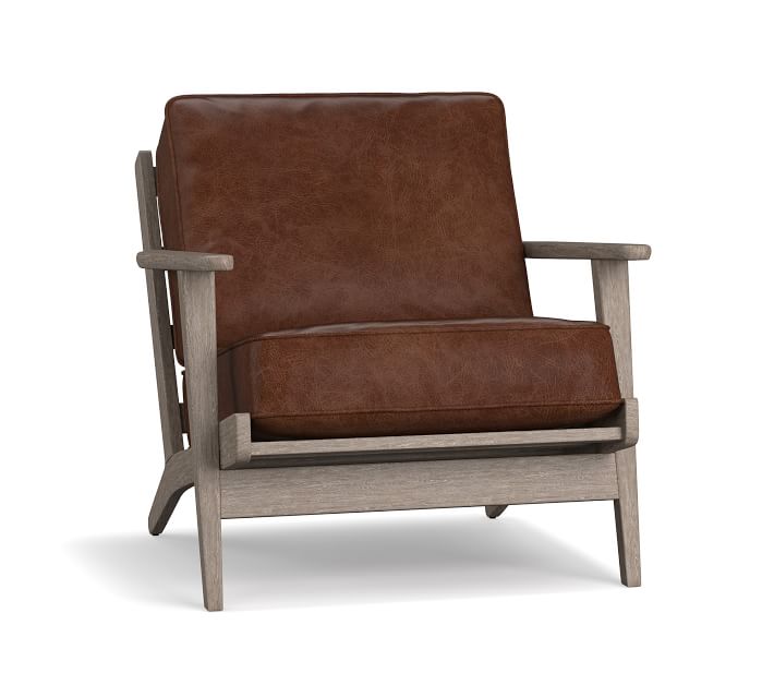 Italian style hotel lobby occasional luxury mid century modern leather upholstered accent recliner daiki armchair lounge chair