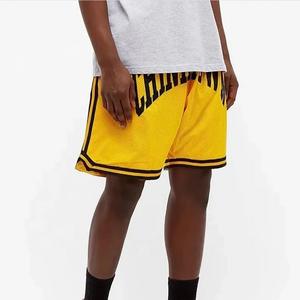 Pantalones cortos de malla informales con estampado de grafiti por sublimación personalizado de fabricante bolsillos poliéster 5 pulgadas hombres baloncesto transpirable - Product Image 4